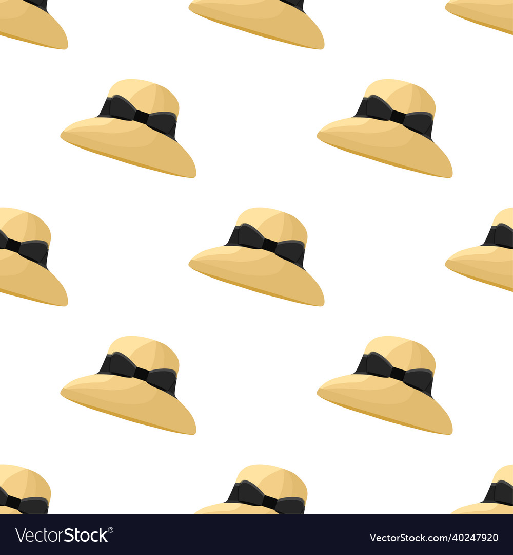 On theme colored pattern hats straw