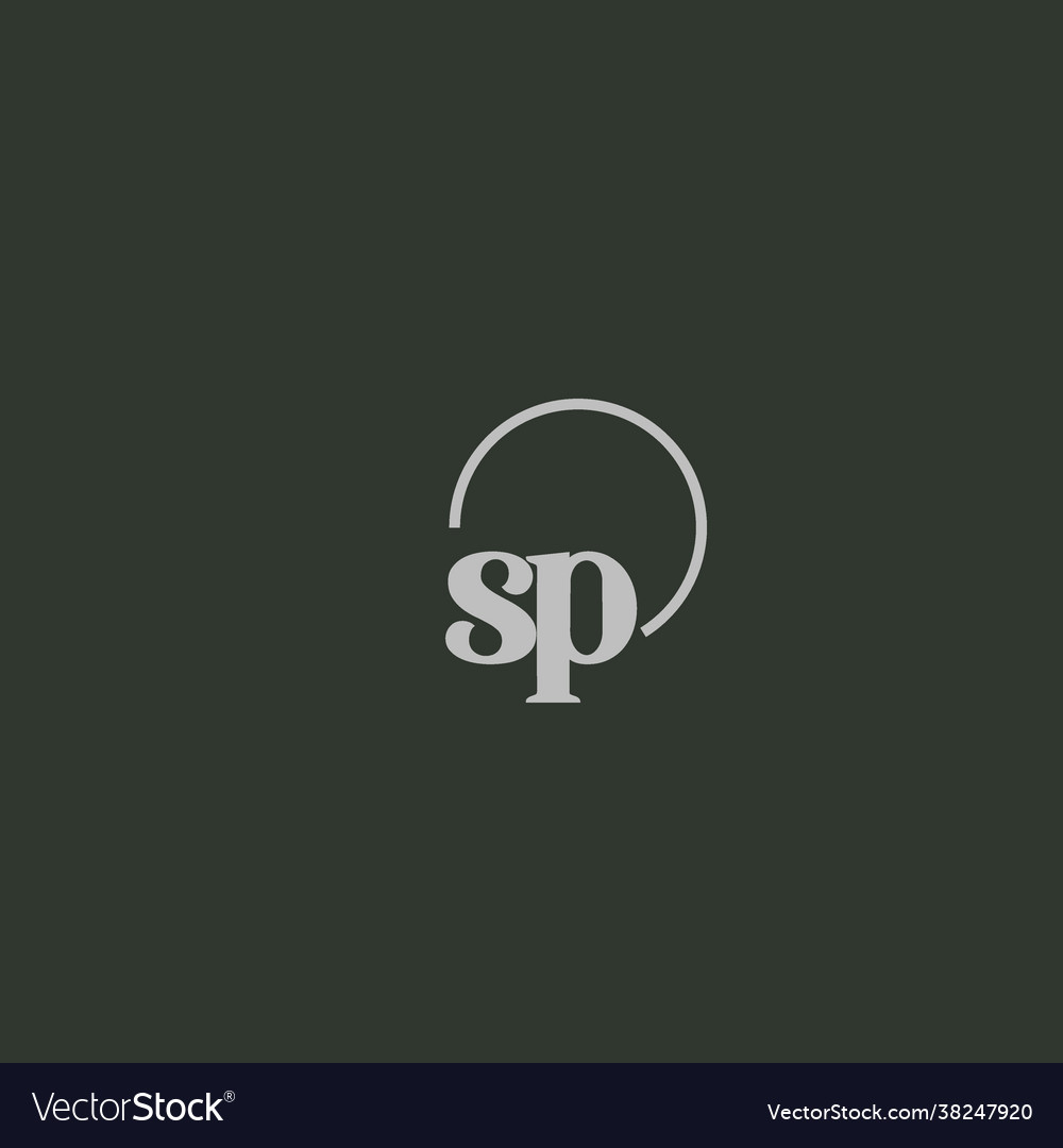 Sp initials logo monogram