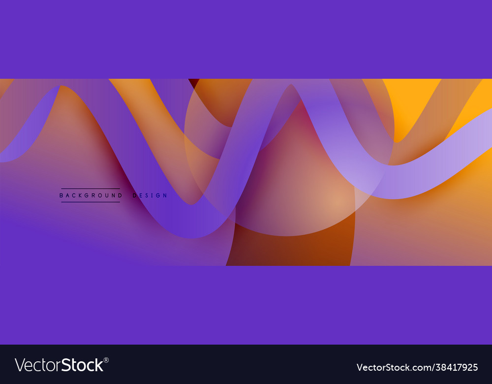 Abstract gradient background with wave line