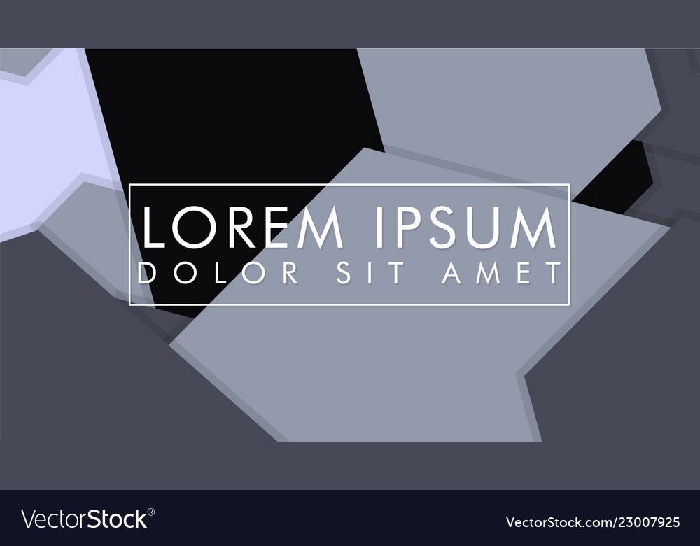 Abstract hexagon background vector image Abstract hexagon background
