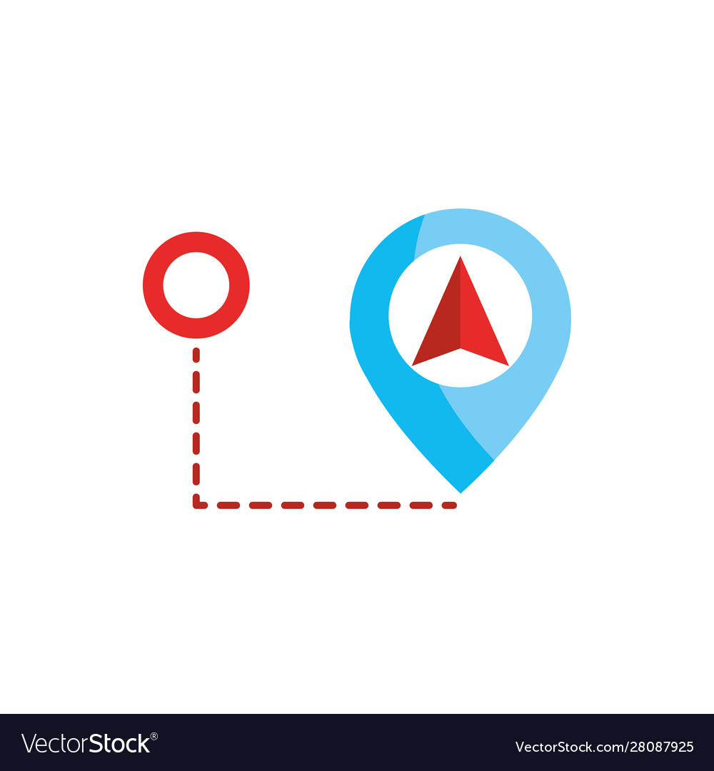 Marker pin location gps map and navigation