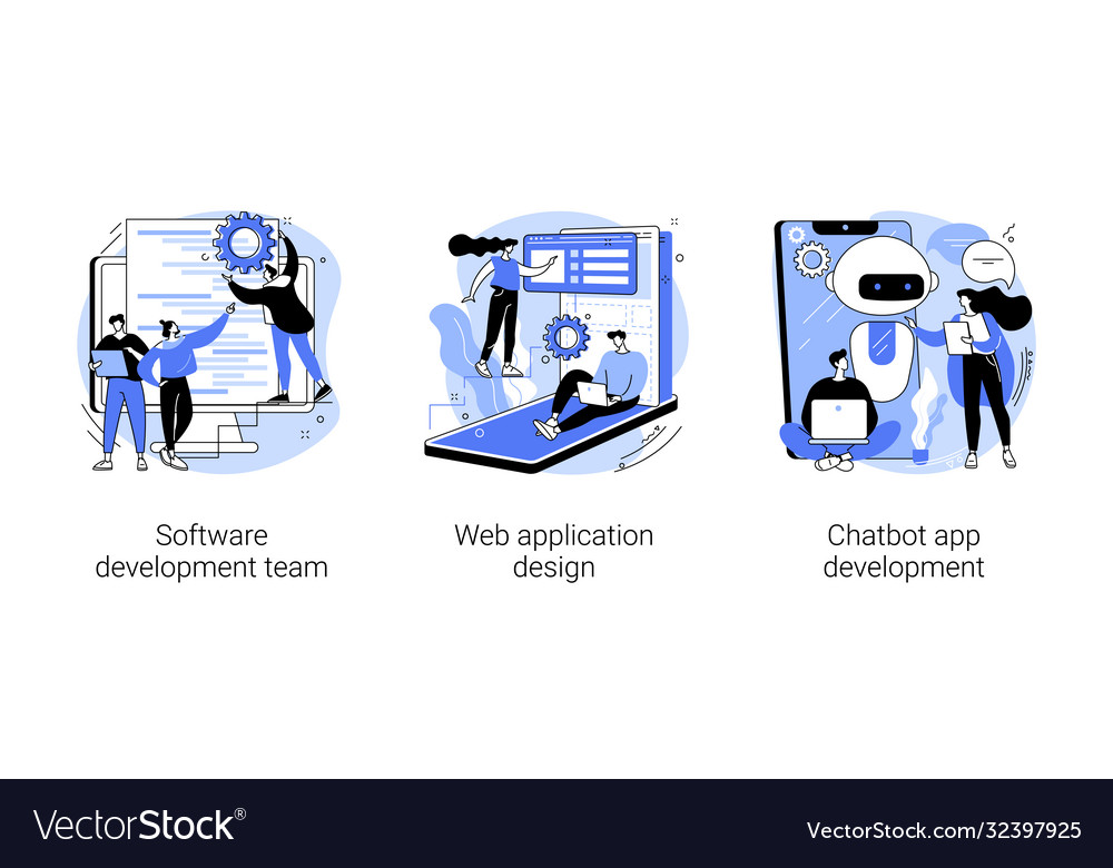 Professional programming abstract concept vector image Professional programming abstract concept