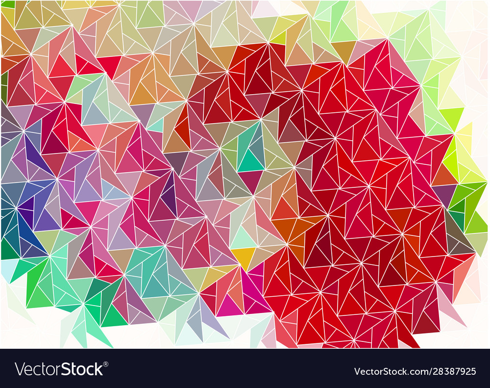 Rainbow abstract background with triangles vector image Rainbow abstract background with triangles