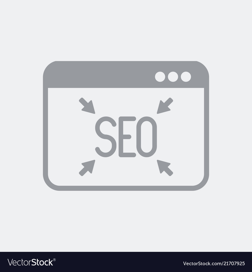 Seo markenting on computer window