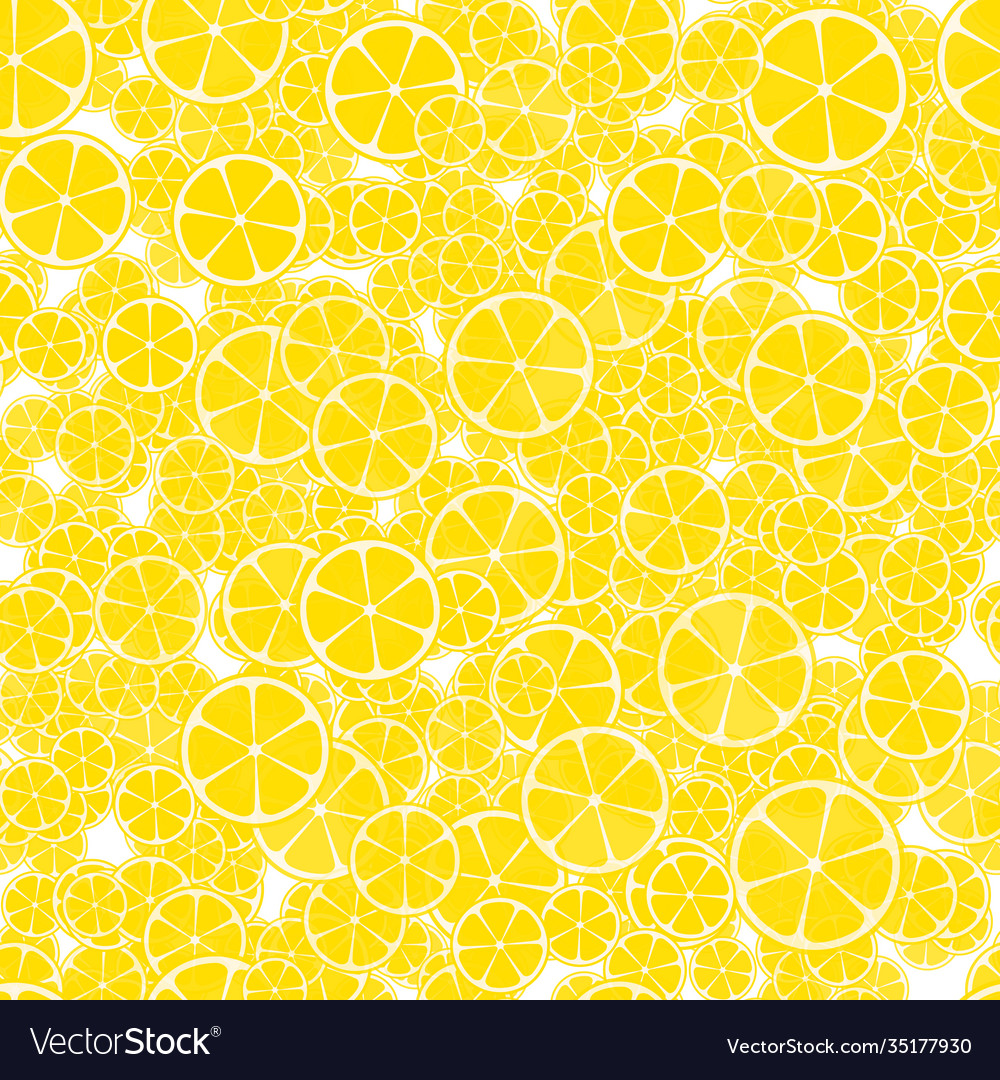 Abstract lemon seamless pattern background vector image Abstract lemon seamless pattern background