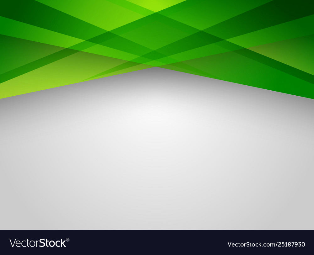 Abstract technology geometric green color shiny Vector Image