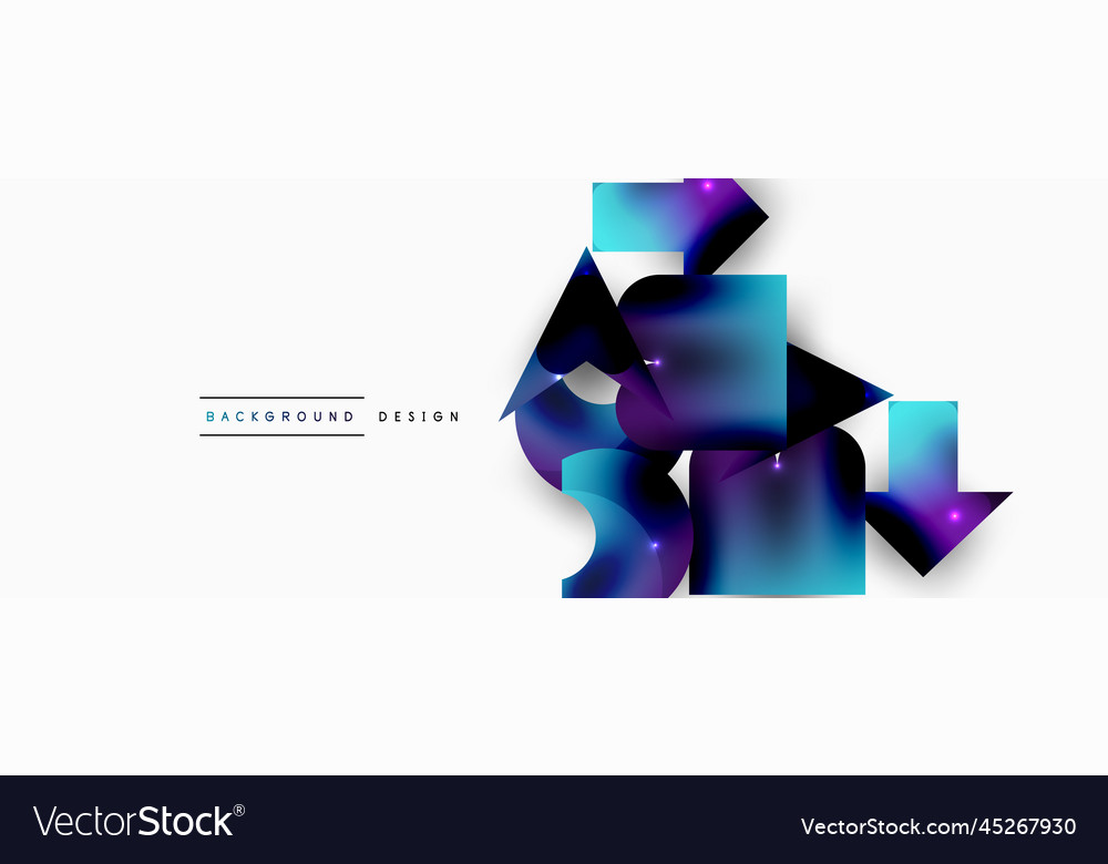 Minimal geometric abstract background primitive