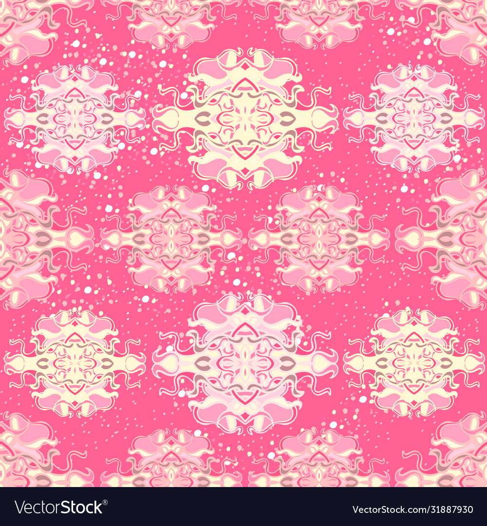 Seamless pattern with colorful abstract shape Vector Image Seamless pattern with colorful abstract shape