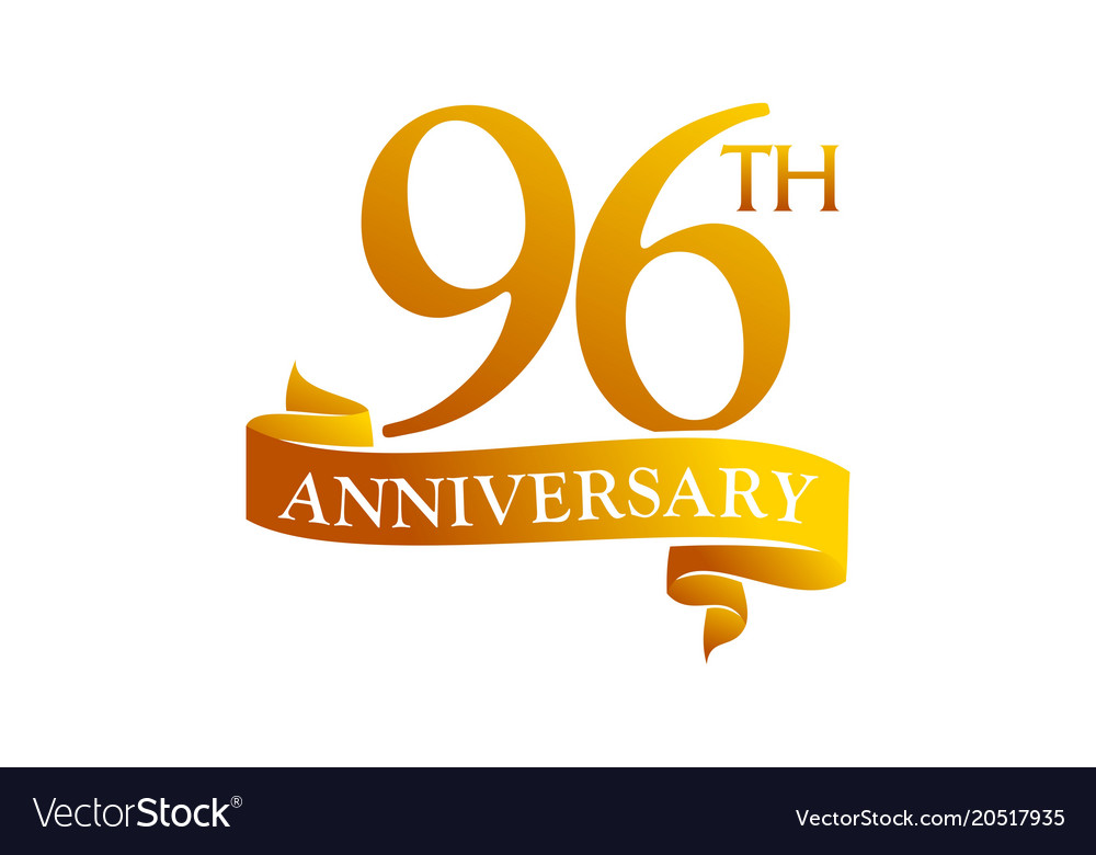 96 year ribbon anniversary