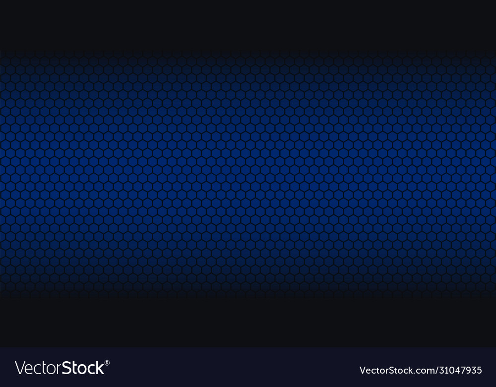 Blue abstract backgroundhoneycomb pattern linear