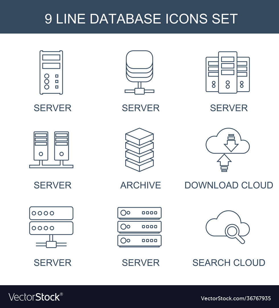 Database icons