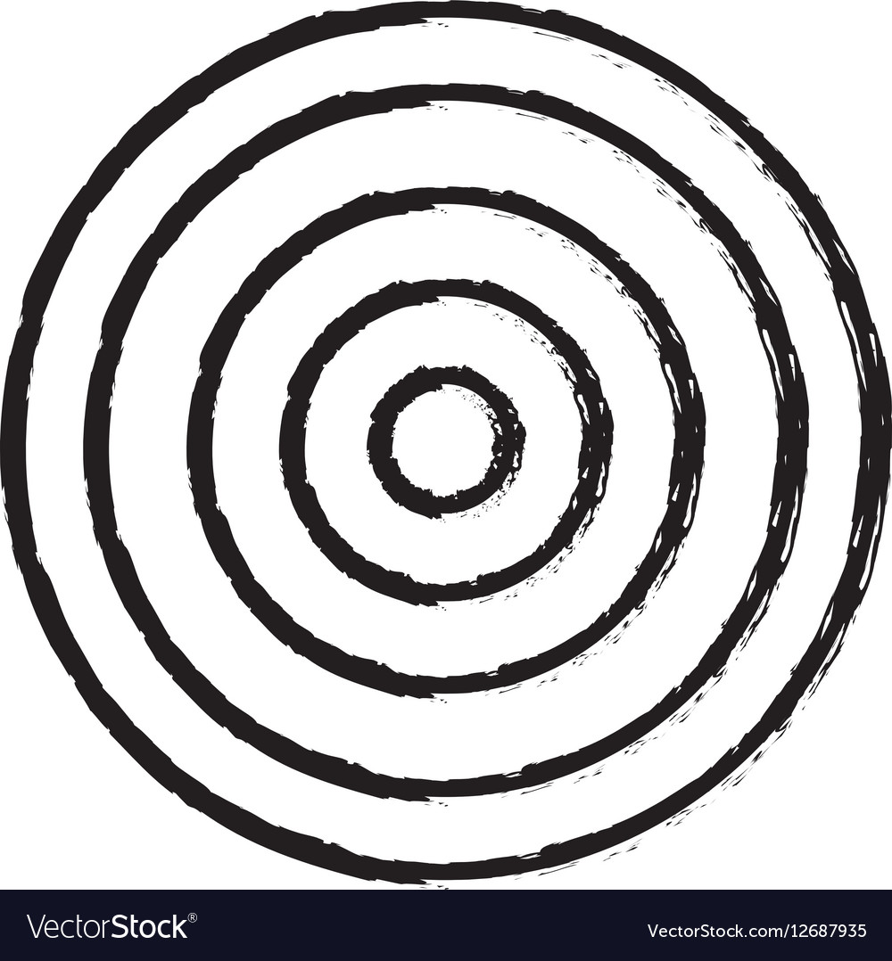 Round target dartboard