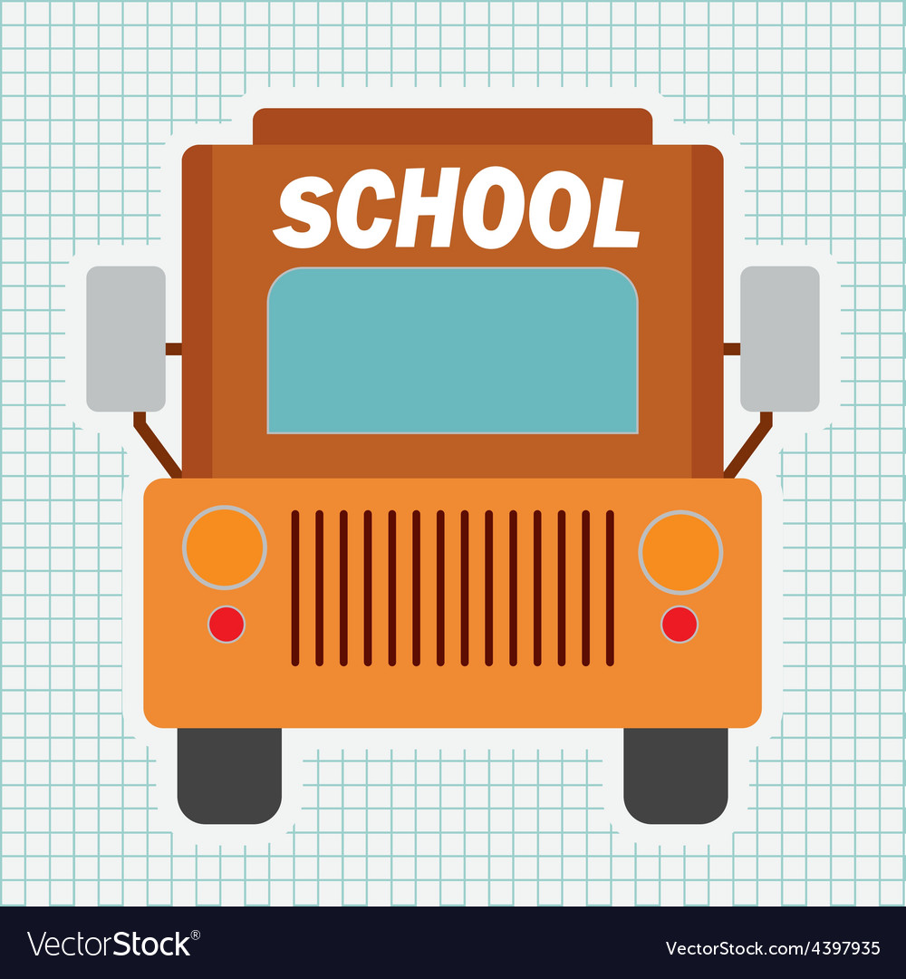 School bus design Royalty Free Vector Image - VectorStock