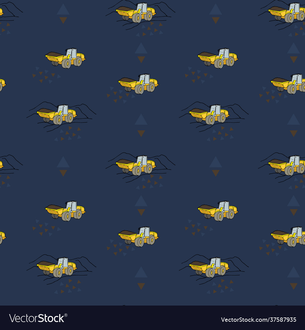Seamless pattern with image construction