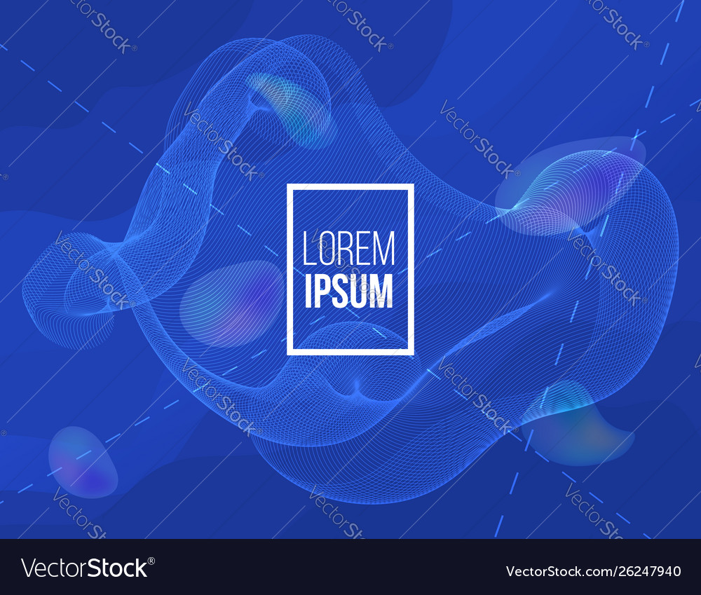 Abstrakter Hintergrund mit Farbwellen-Designelement vector image Abstrakter Hintergrund mit Farbwellen-Designelement