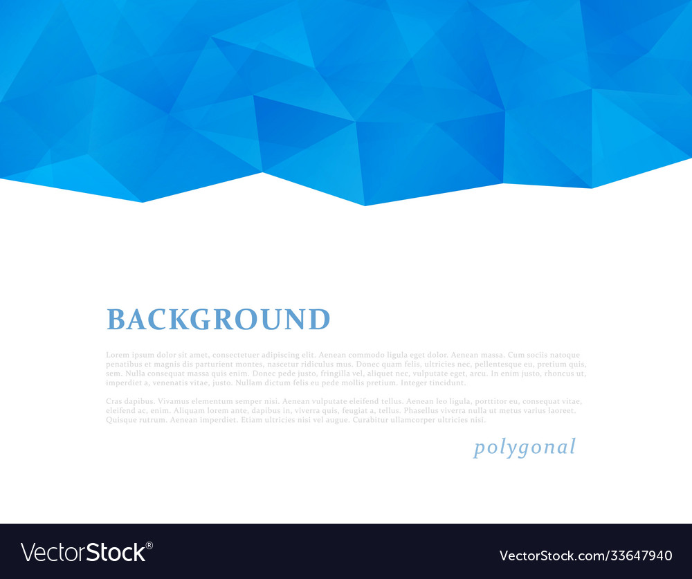 Abstract triangular banner vector image Abstract triangular banner
