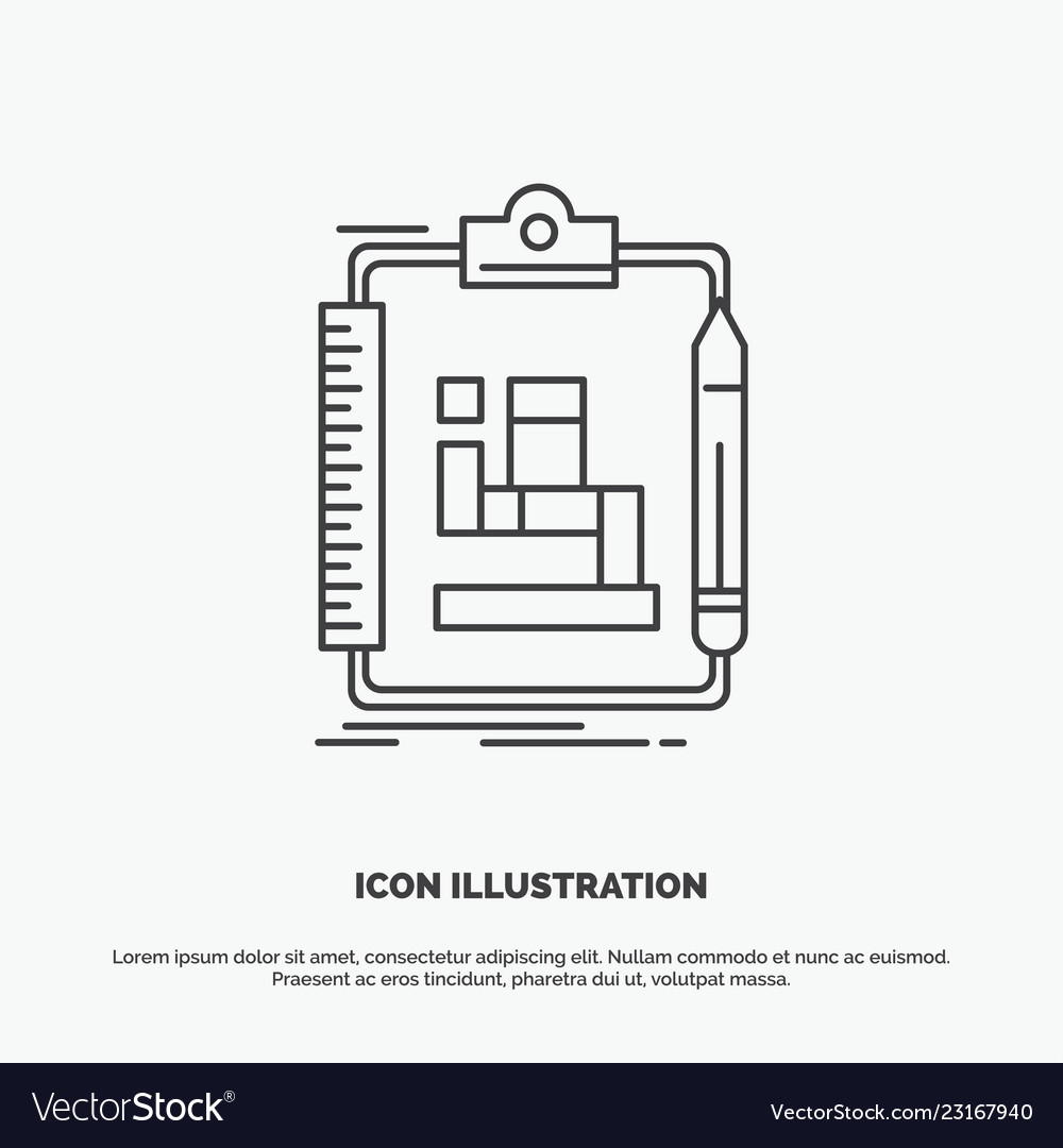 Algorithm process scheme work workflow icon line vector image Algorithm process scheme work workflow icon line