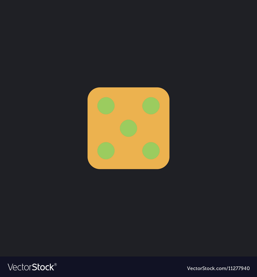 Dice 5 computer symbol