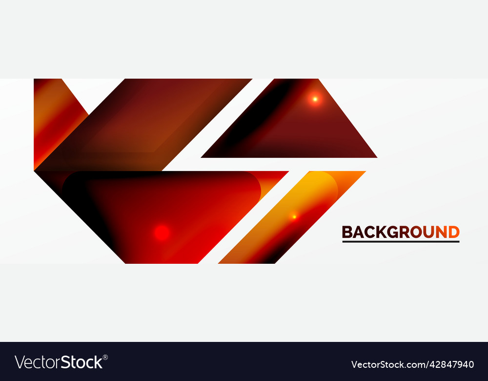 Dynamic 3d geometric abstract background