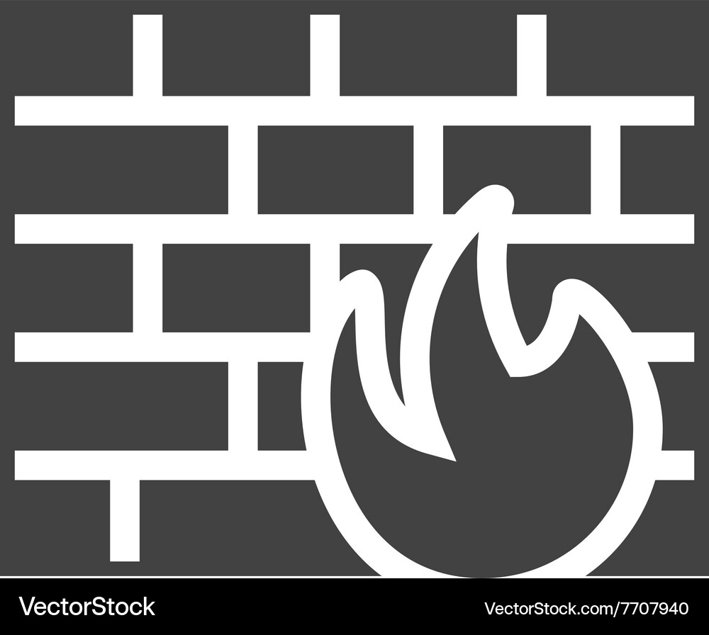 Firewall Royalty Free Vector Image - VectorStock