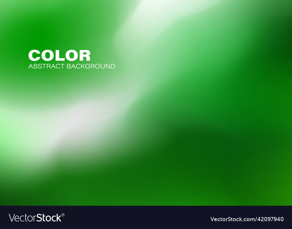 Green gradient art blur abstract background