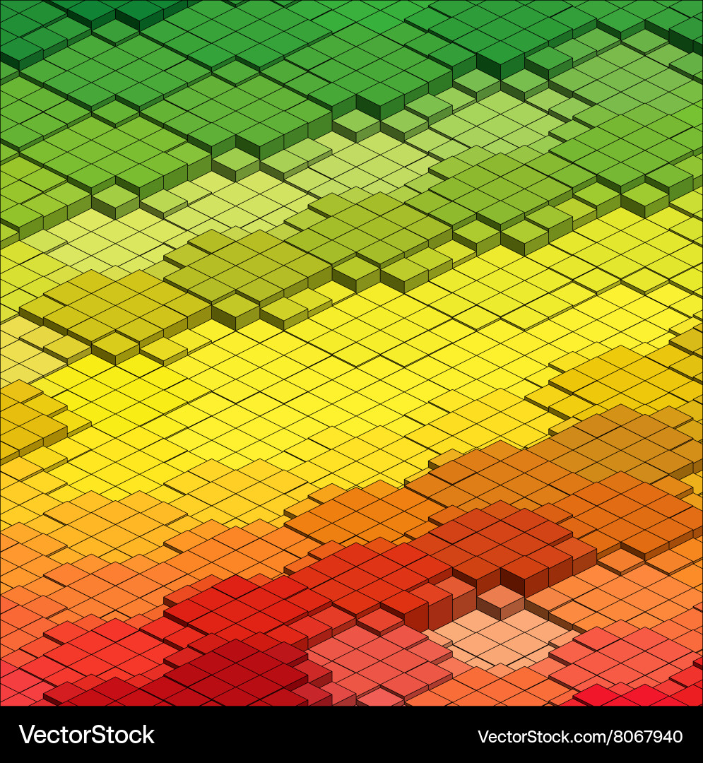 Isometric pattern Royalty Free Vector Image - VectorStock