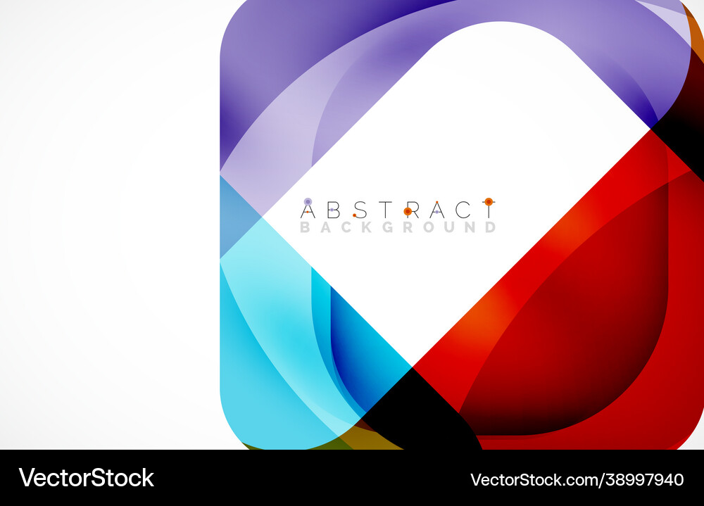 Minimal background abstract square shape Vector Image