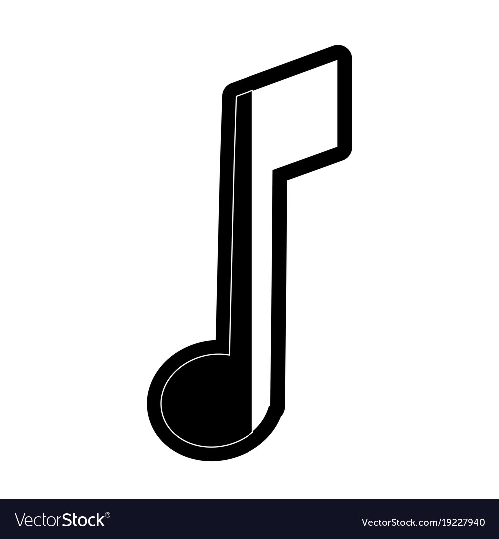 Music Note Symbol Royalty Free Vector Image - Vectorstock