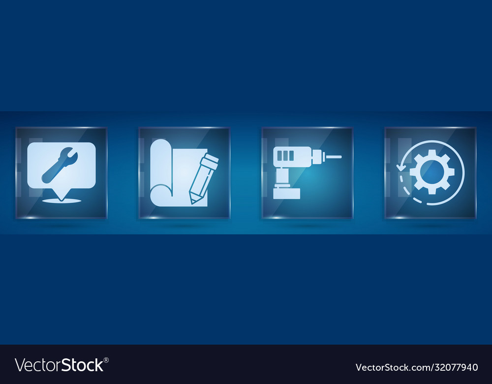 Set location with wrench spanner graphing paper vector image Set location with wrench spanner graphing paper