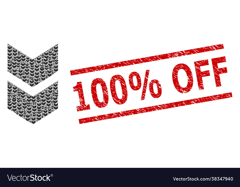 Shift down recursive composition vector image Shift down recursive composition