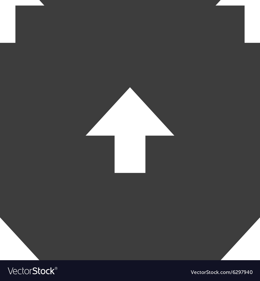 This side up sign icon fragile package symbol
