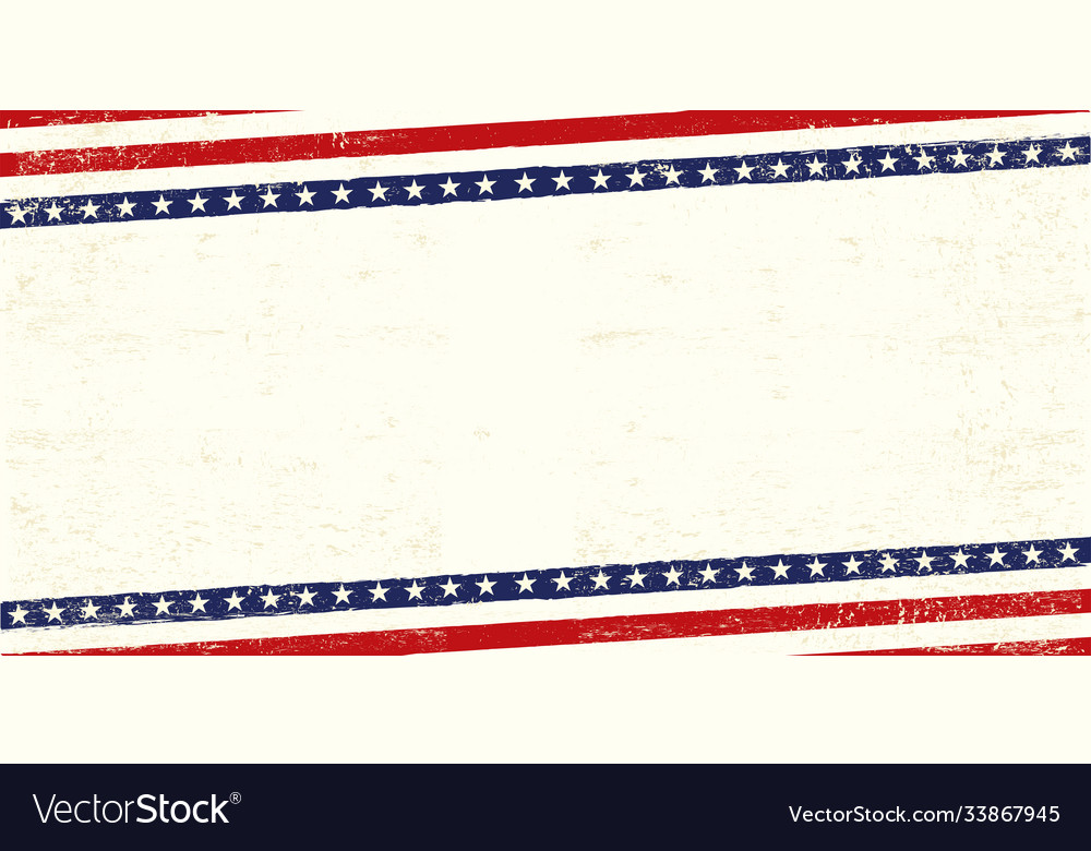American old banner vector image American old banner