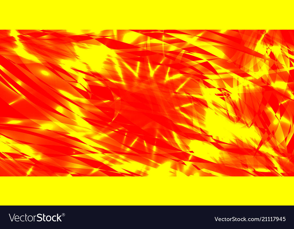 Glowing exploded background of red and yellow vector image Glowing exploded background of red and yellow