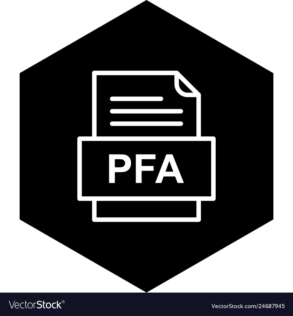 Pfa file document icon