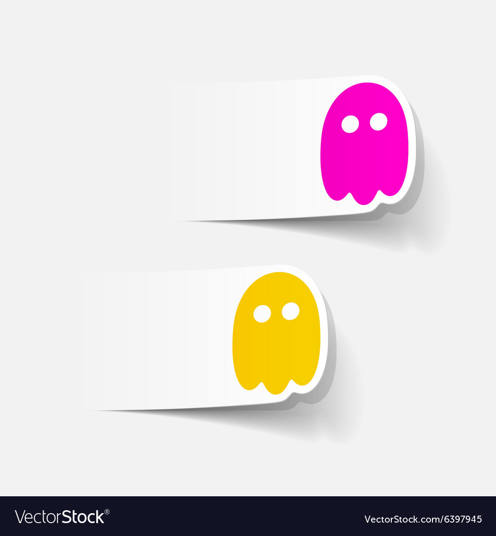 Realistic design element ghost