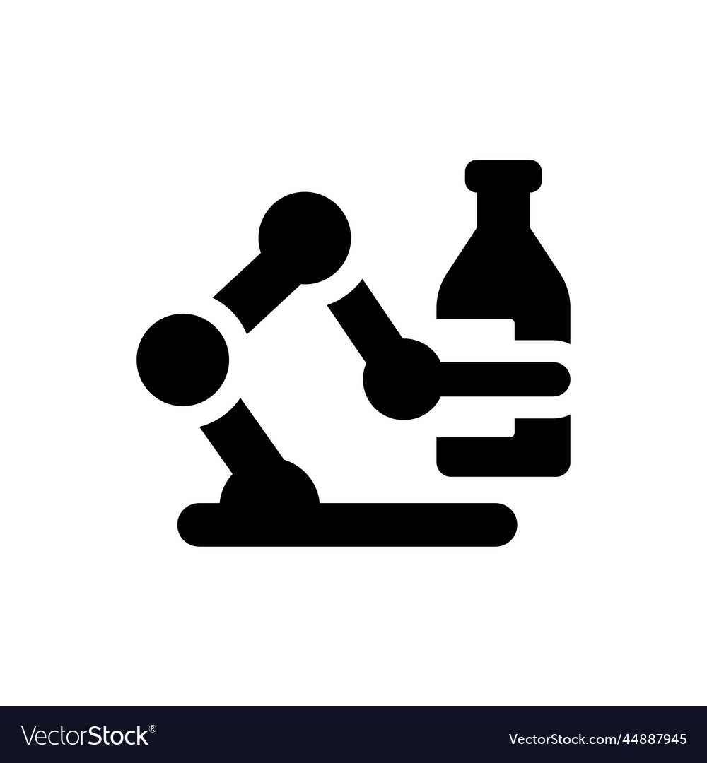 Robot barista icon