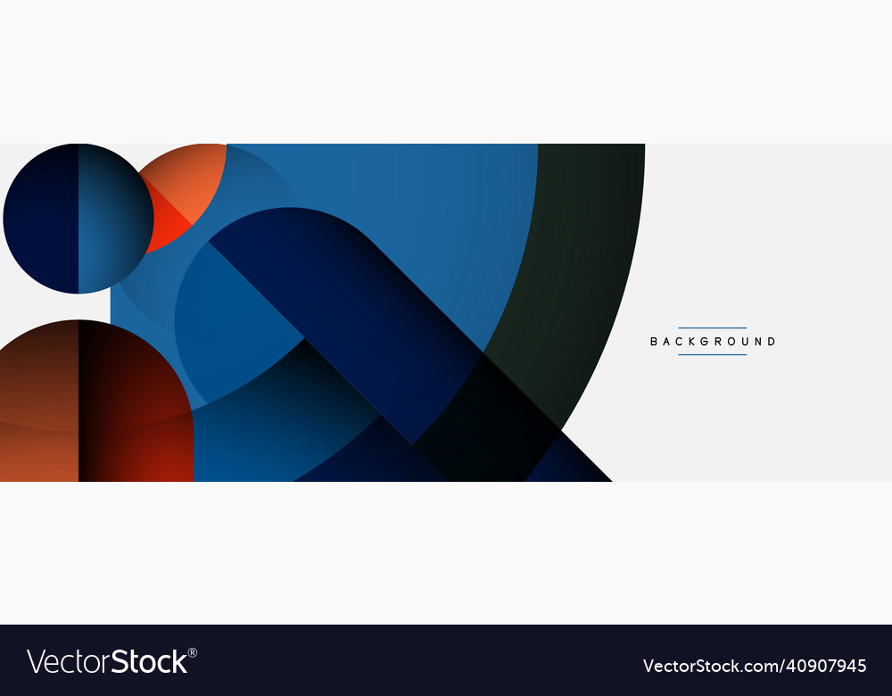 Trendy shapes color minimal design composition Vector Image Trendy shapes color minimal design composition
