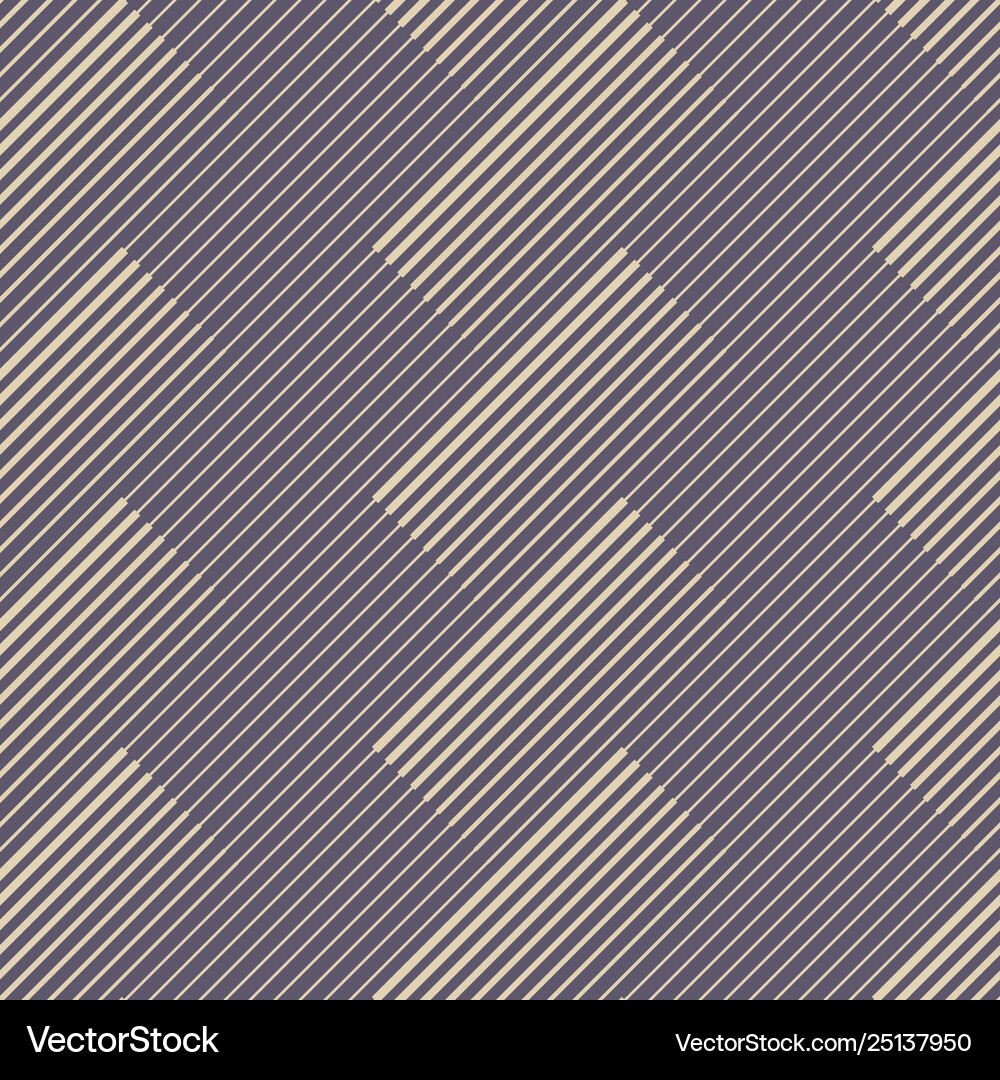Abstract seamless pattern with diagonal lines Vector Image