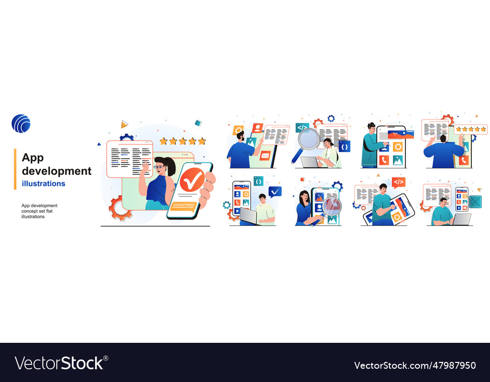 App development isolated set programmers develop