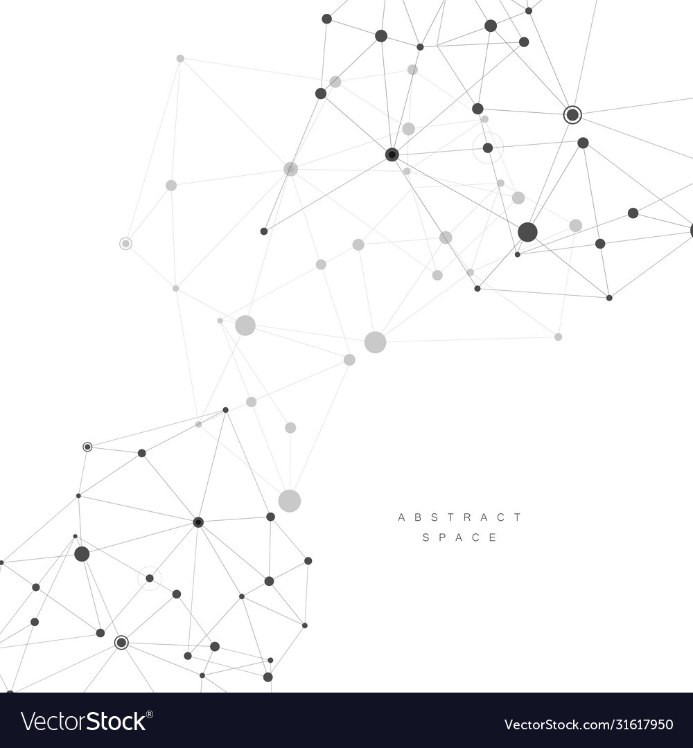 Connection science molecule background Royalty Free Vector