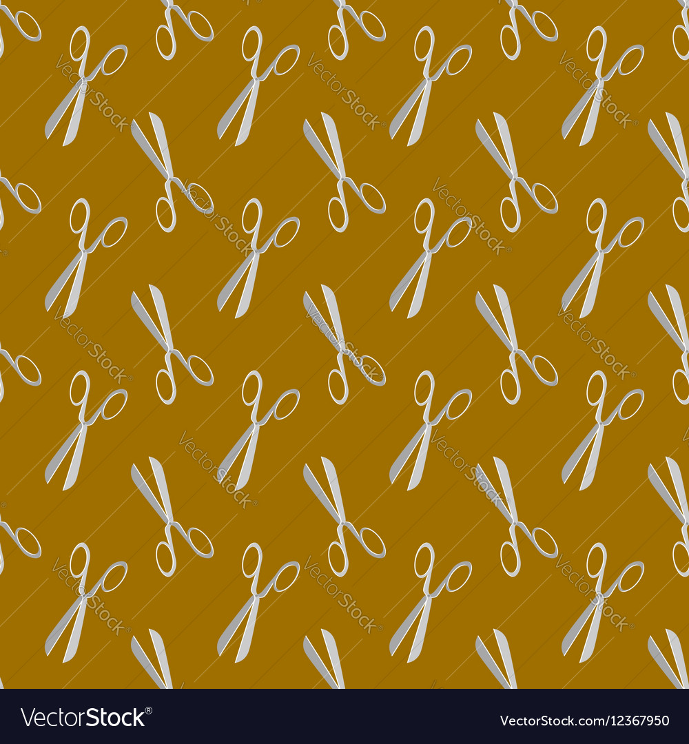 Scissors seamless pattern