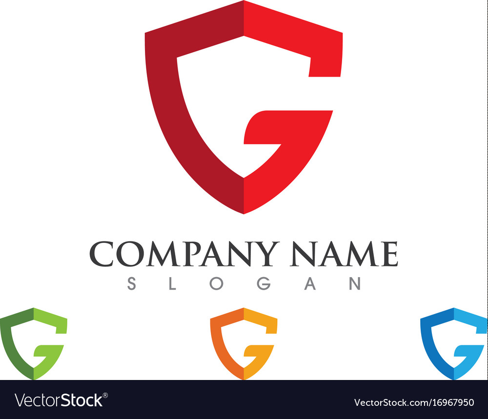 Shielded G Logo Template