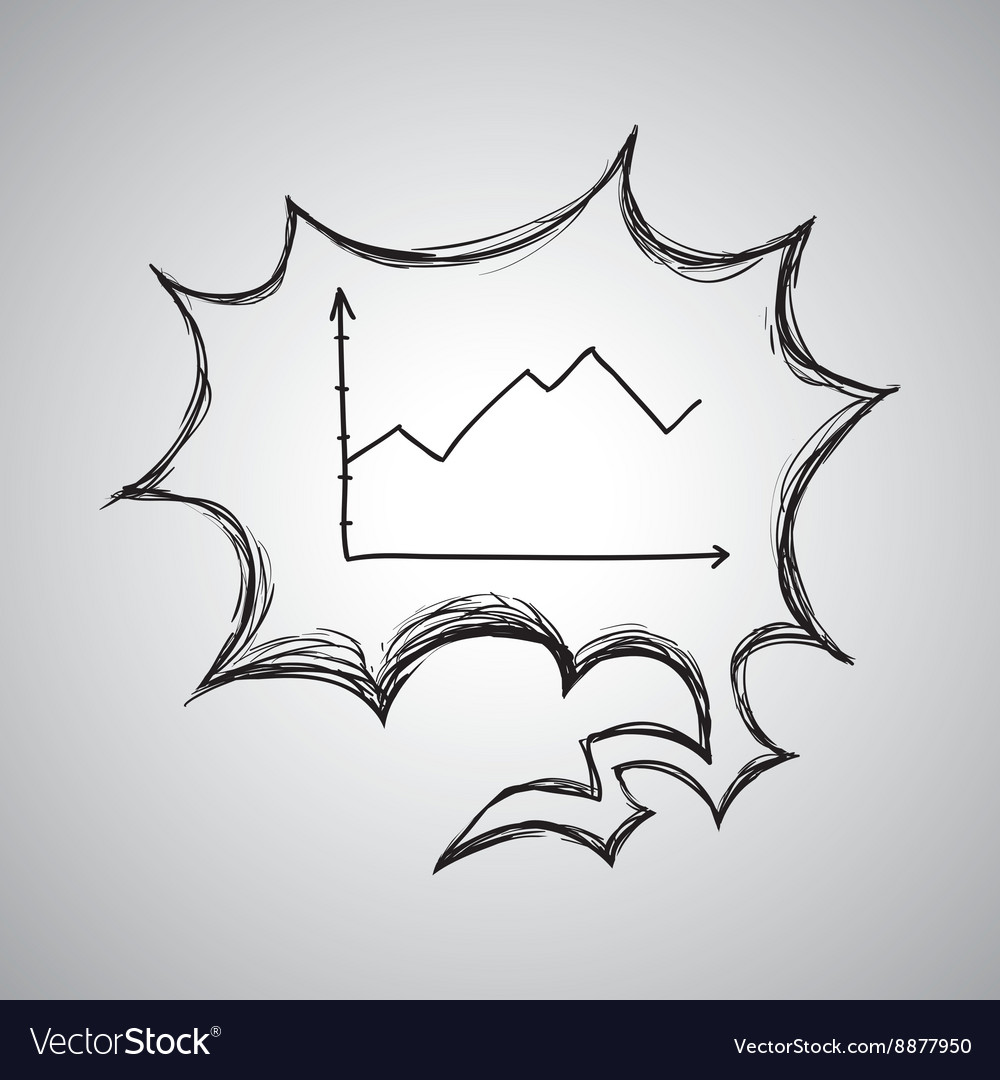 Sketch icon creative concept flat Royalty Free Vector Image