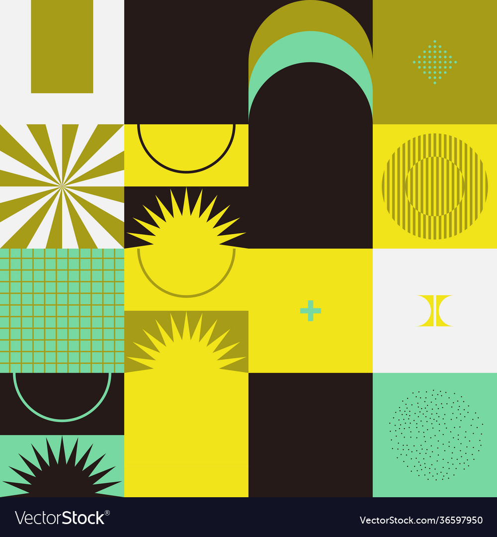 Techno abstract pattern design vector image Techno abstract pattern design