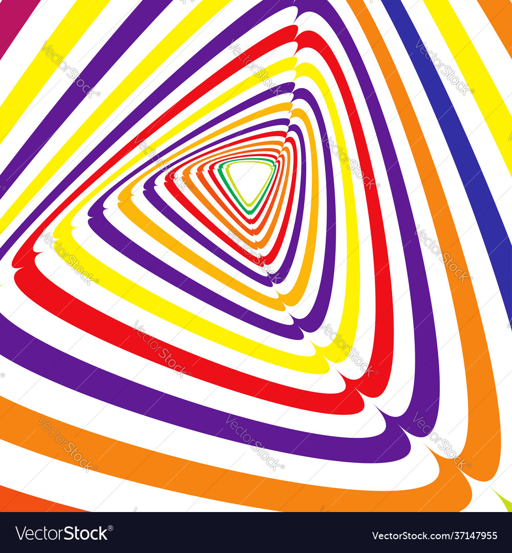 Abstract shape design element with rotation swirl