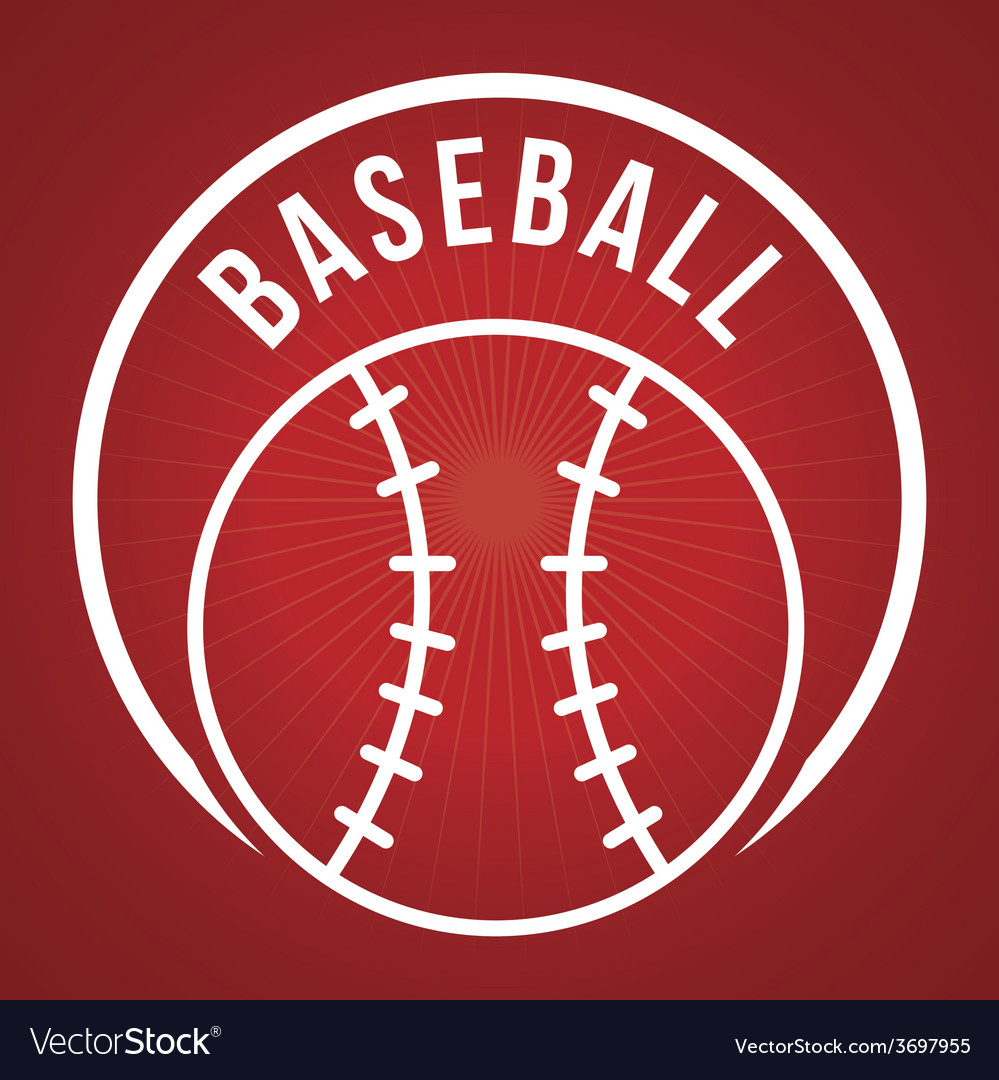 Baseball design Royalty Free Vector Image - VectorStock