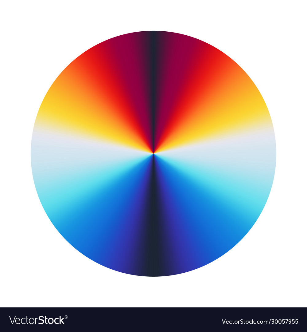 Color wheel palette rgb ryb cymk system Royalty Free Vector