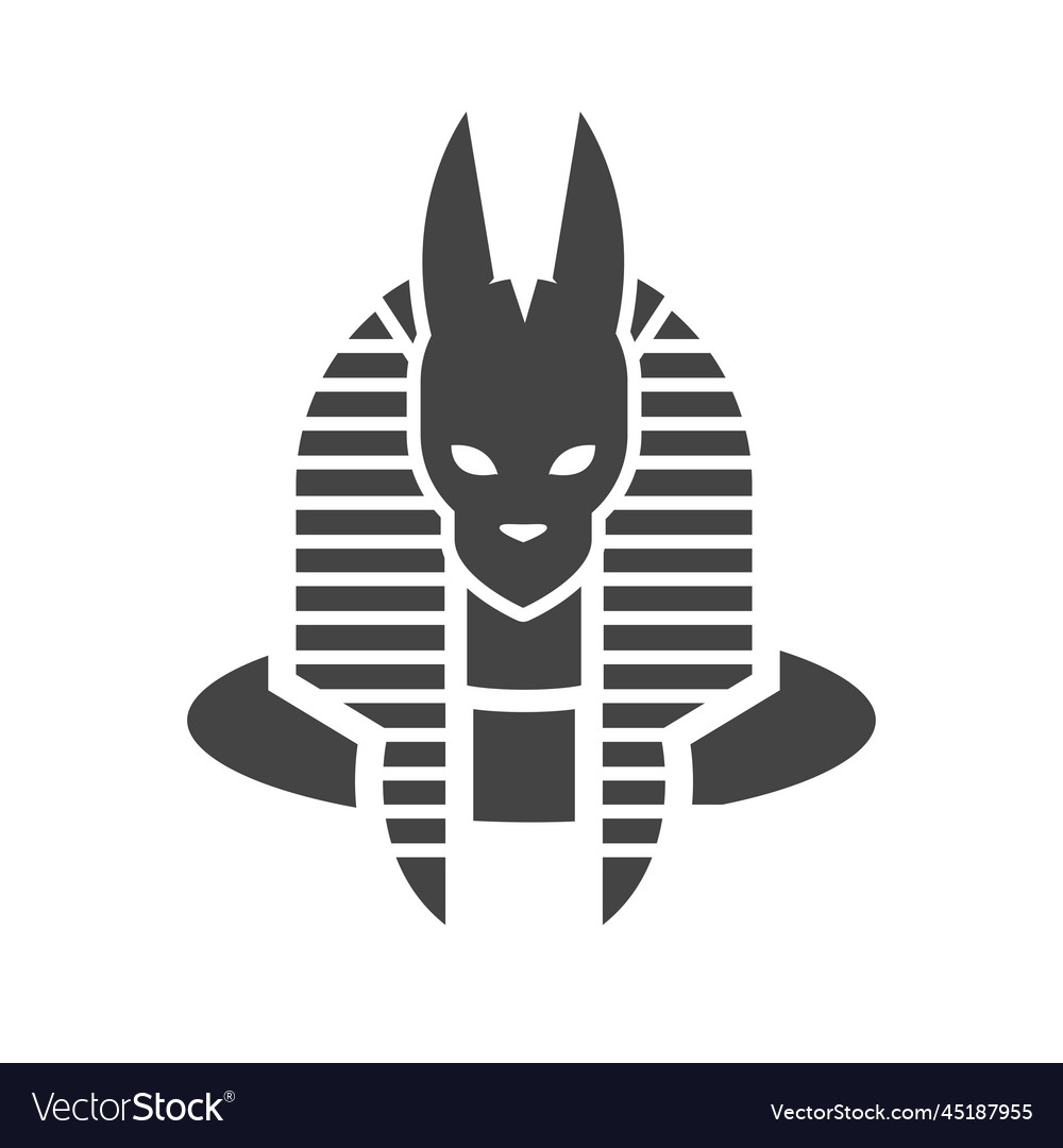 Egyptian anubis goddess Royalty Free Vector Image