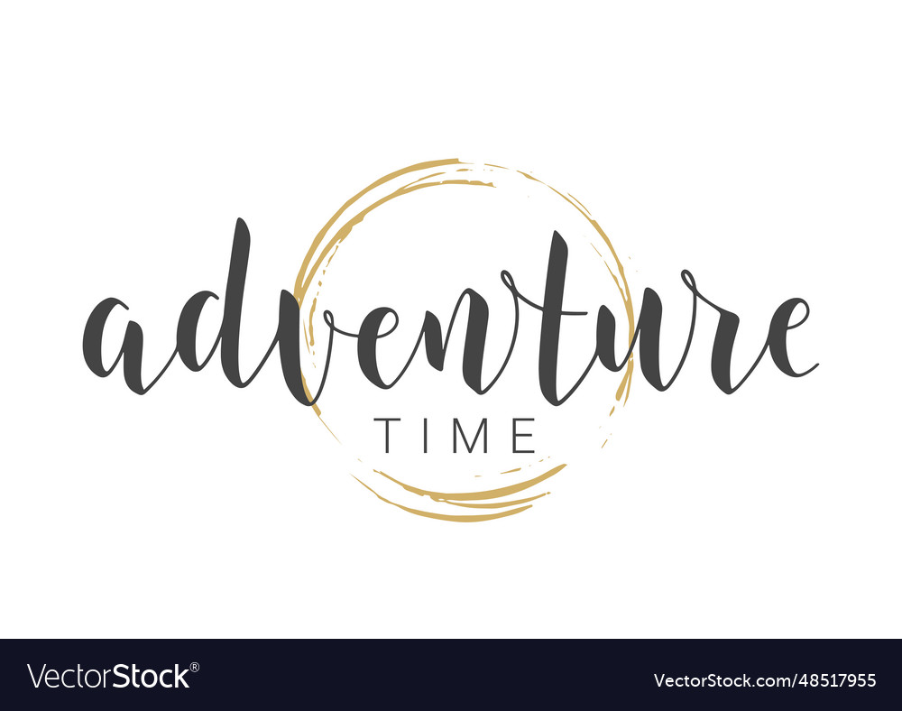 Lettering of adventure time