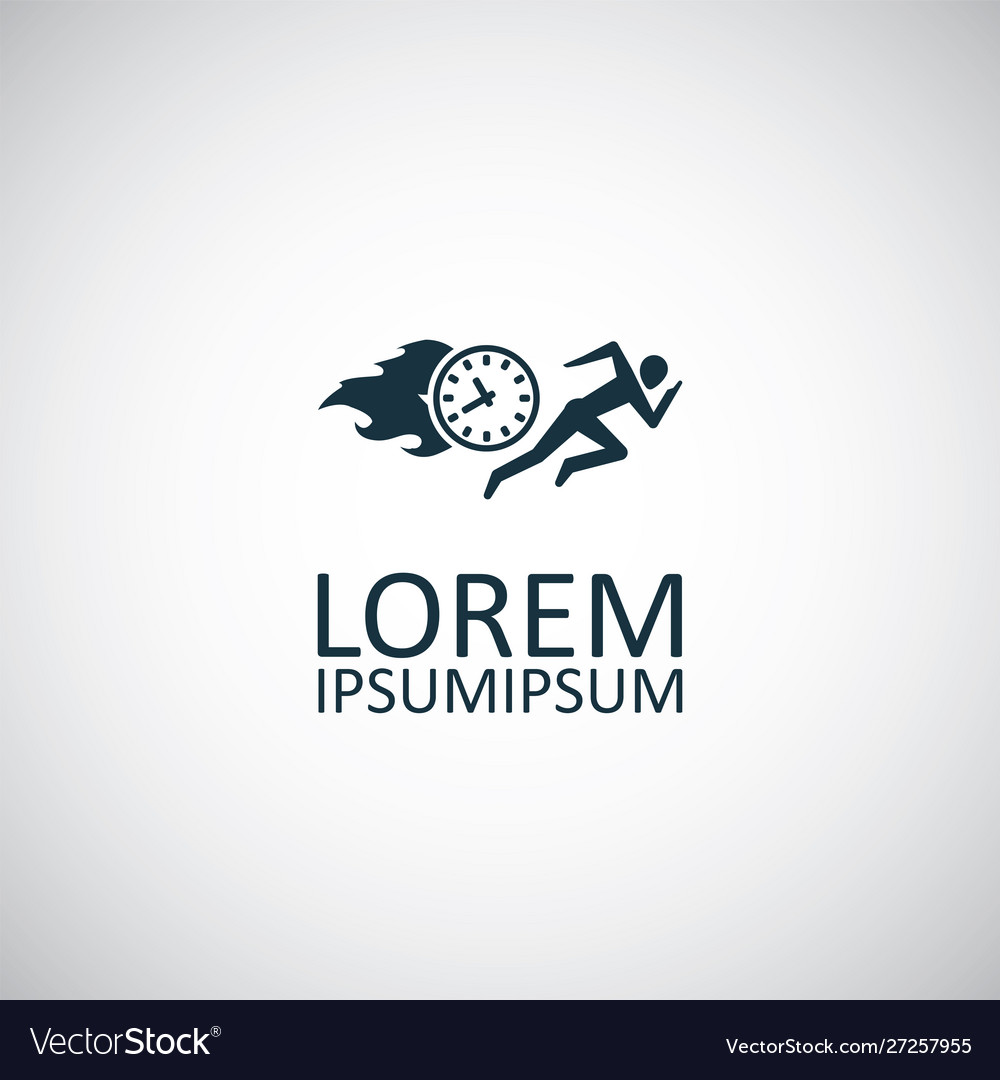 Mann Laufzeit-Icon für Web und ui auf weiß